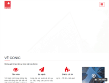 Tablet Screenshot of conic.com.vn